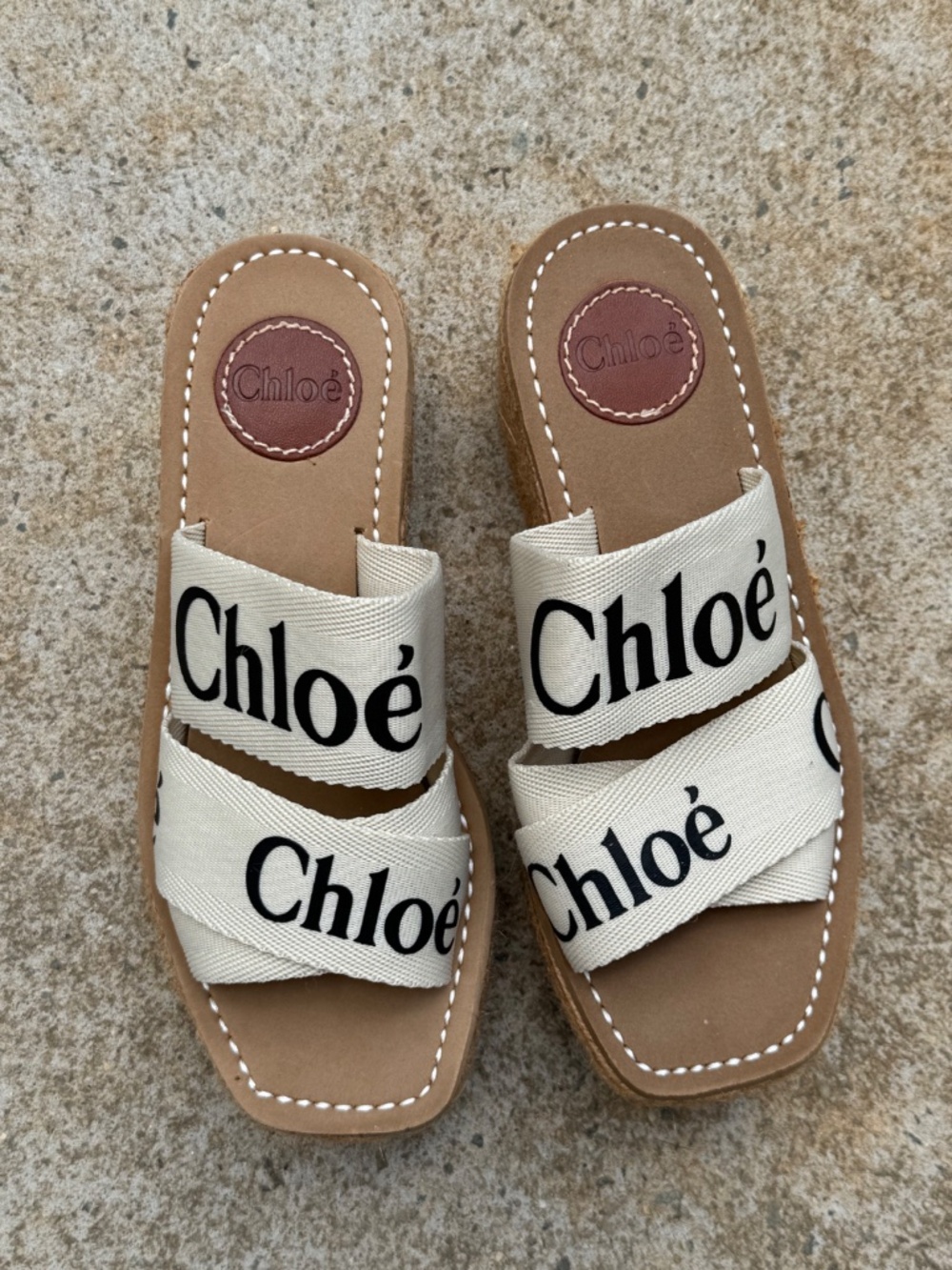 Chloe Wedge Sandals - Picture 2 of 7